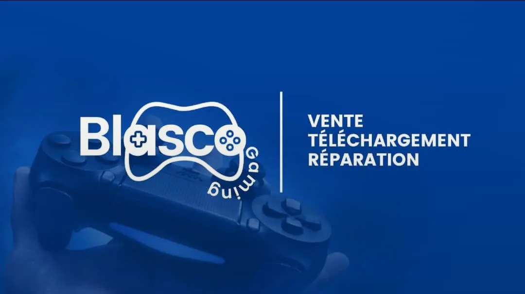 Intérieur de la boutique Blasco Gaming à Conakry